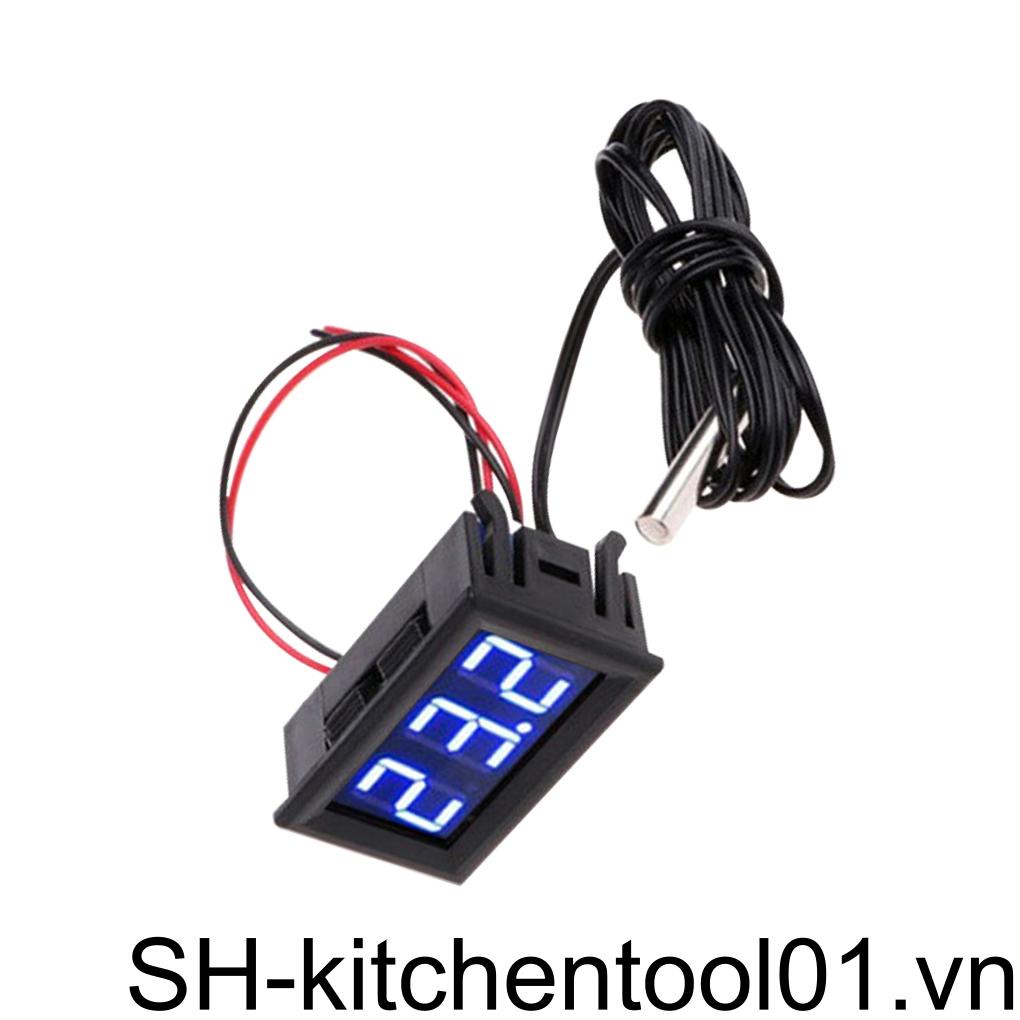 Máy Đo Độ Ẩm Không Khí Màn Hình LCD Kỹ Thuật Số Cho Bể Cá