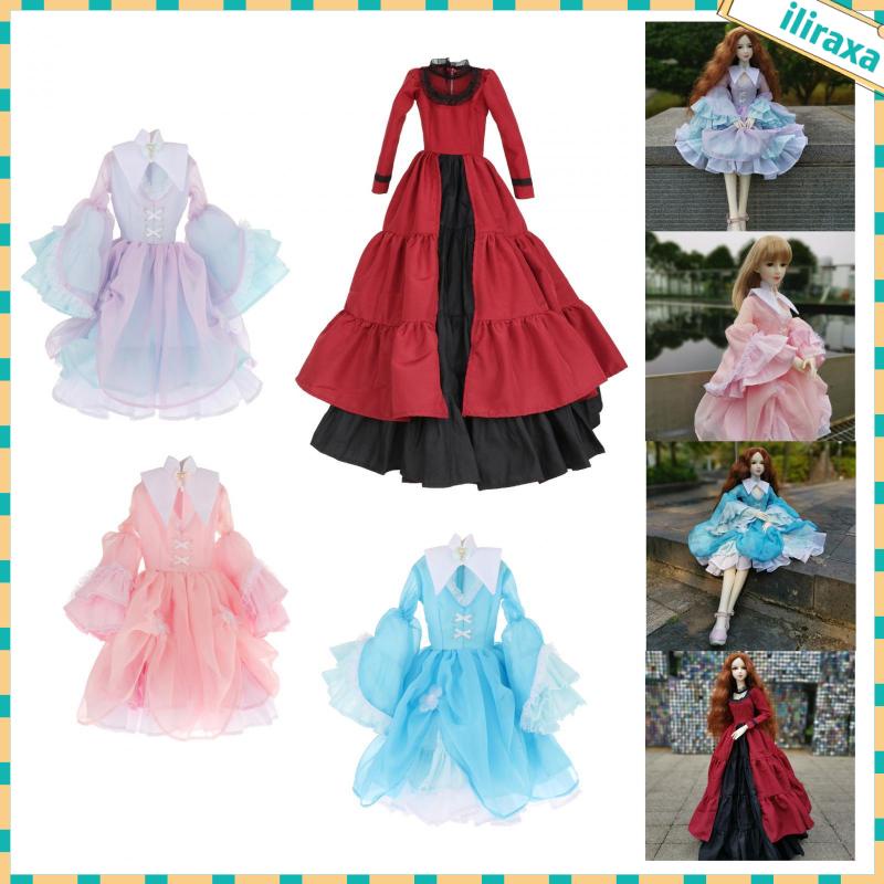 Đầm cho 1/3 Búp bê BJD Bi nối búp bê Kiểu dáng cổ điển 24inch 60cm Bé gái búp bê