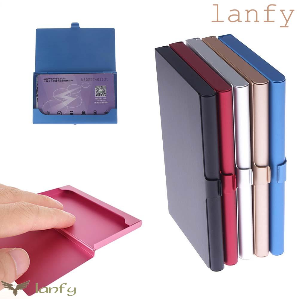 LANFY Ví Đựng Thẻ Tín Dụng Bằng Hợp Kim Nhôm Sáng Tạo