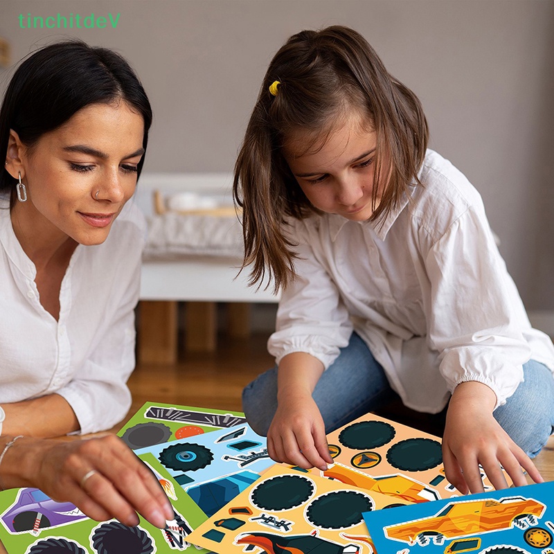 [TinchitdeV] 12 / 24 Tờ Sticker Dán Trang Trí Xe Tải / Tiệc Tùng / Lễ Hội DIY