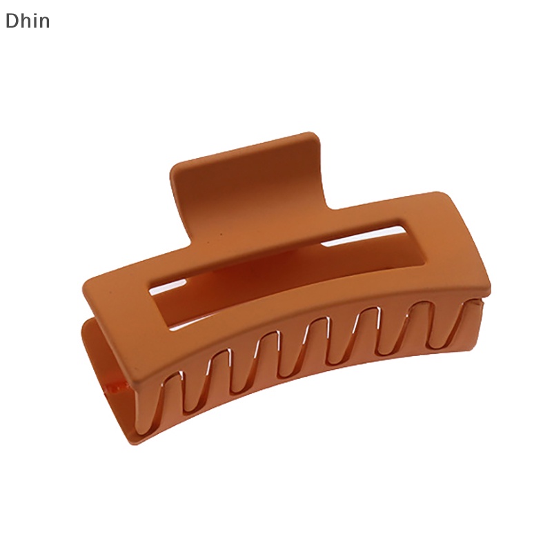 [Dhin] Korean Women Girls Plastic Hair Claws Hair Clips Headwear Large Size Hairpin Crab Barrette Fashion Ornament Hair Accessories COD