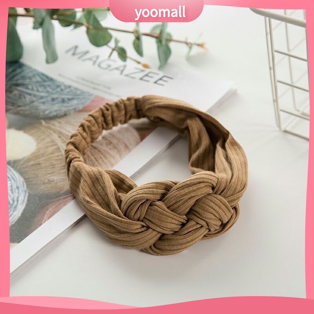 Băng Đô Thắt Nút Dùng Rửa Mặt / Trang Điểm Tiện Dụng