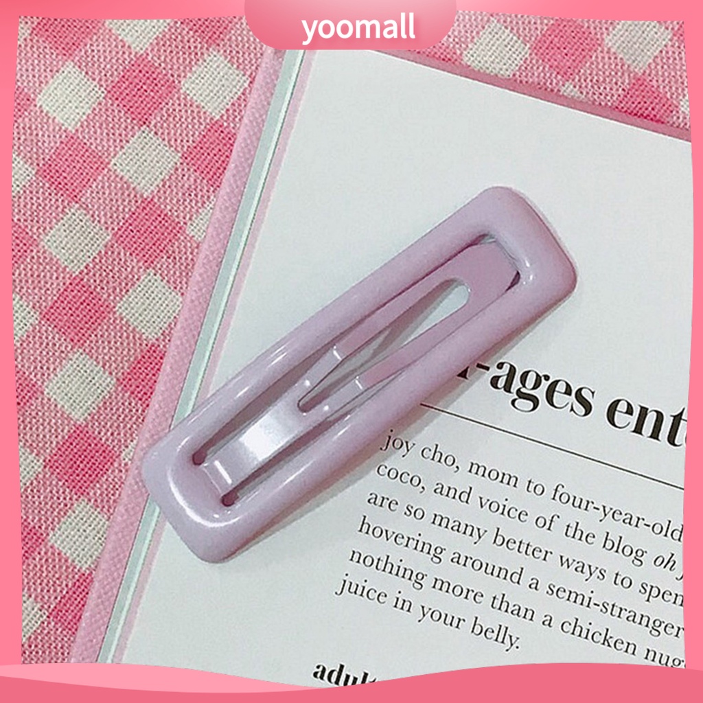 Kẹp Tóc Dạng Bấm Màu Kẹo Thời Trang Cho Nữ