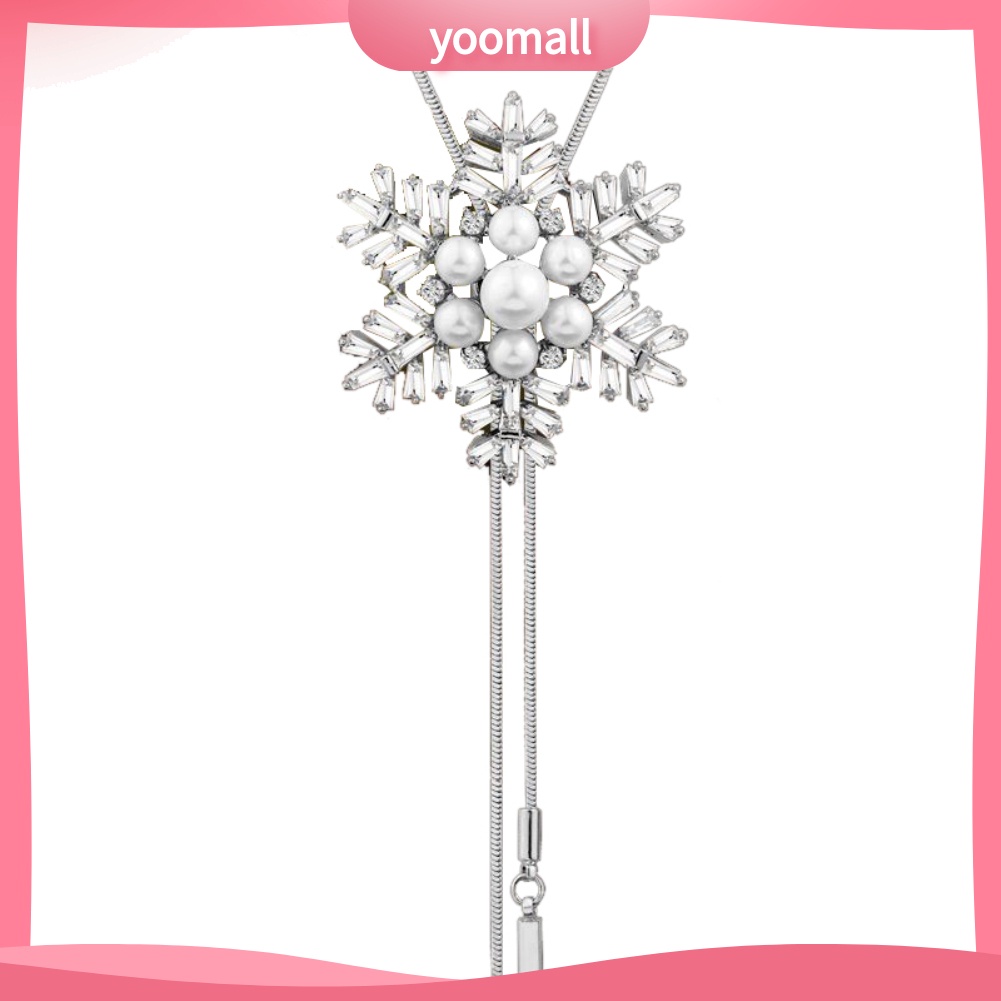 Vòng cổ Mặt Đính Ngọc Trai Nhân Tạo Thanh Lịch Cho Nữ