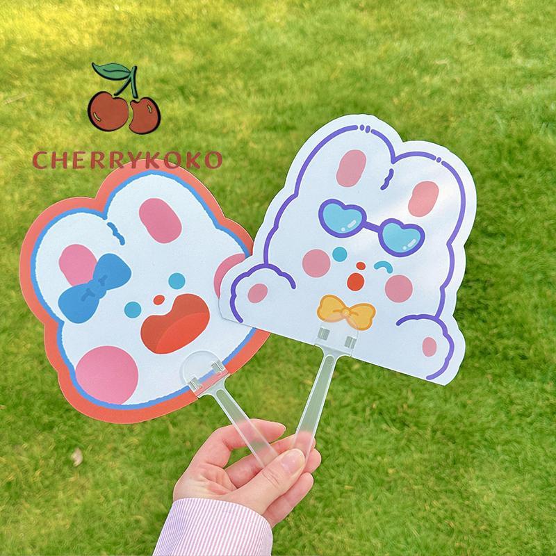 🍒🍒CHERRYKOKO Quạt Cầm Tay Mini Hình Dễ Thương Mùa Hè Dễ Thương Sáng Tạo