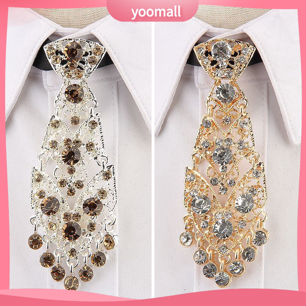 [YM] Vòng Cổ Pha Lê Giả Kim Cương Giả Sang Trọng Trang Trí Đám Cưới / Tiệc Tùng