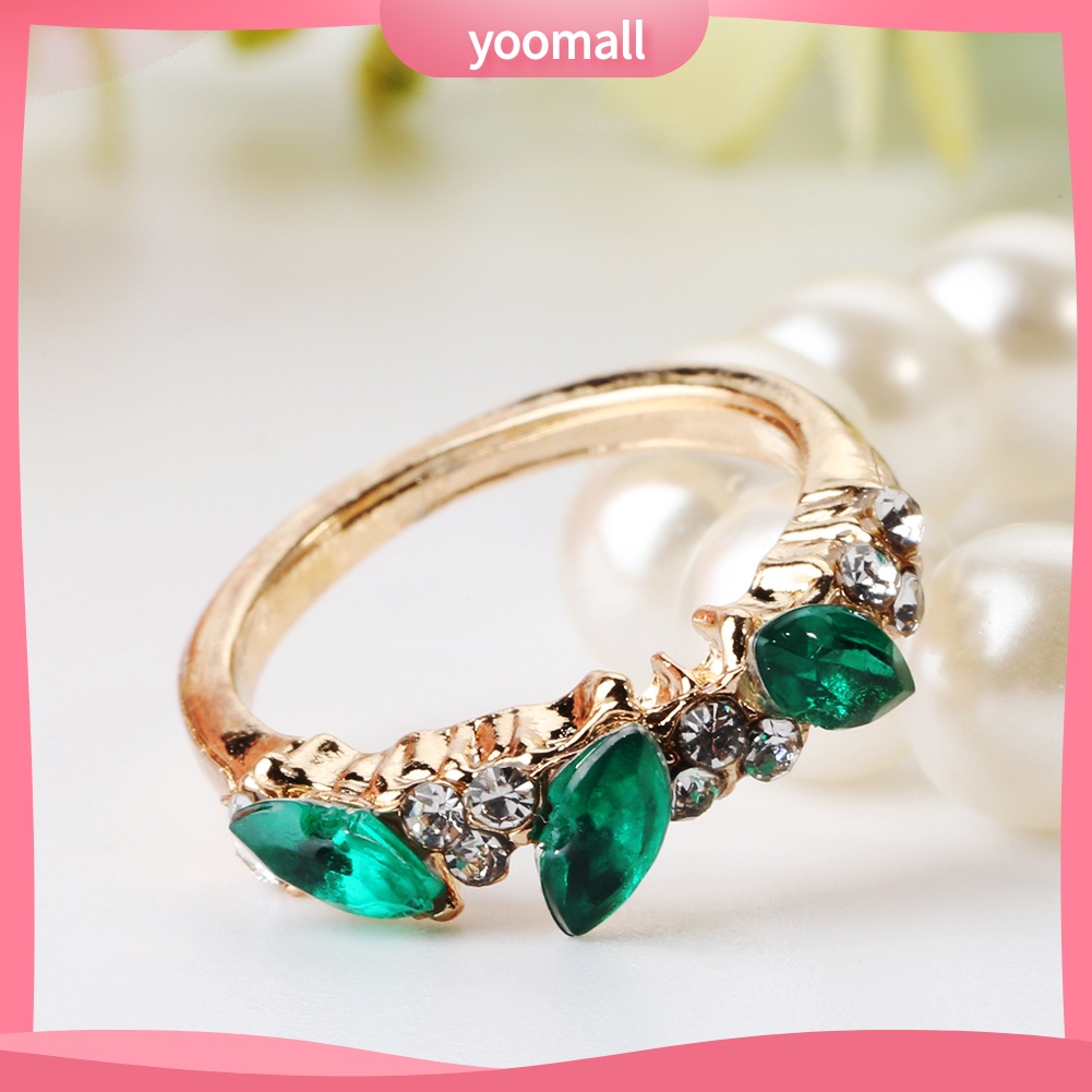 Nhẫn Đính Đá Thời Trang Phong Cách Vintage Dành Cho Nữ