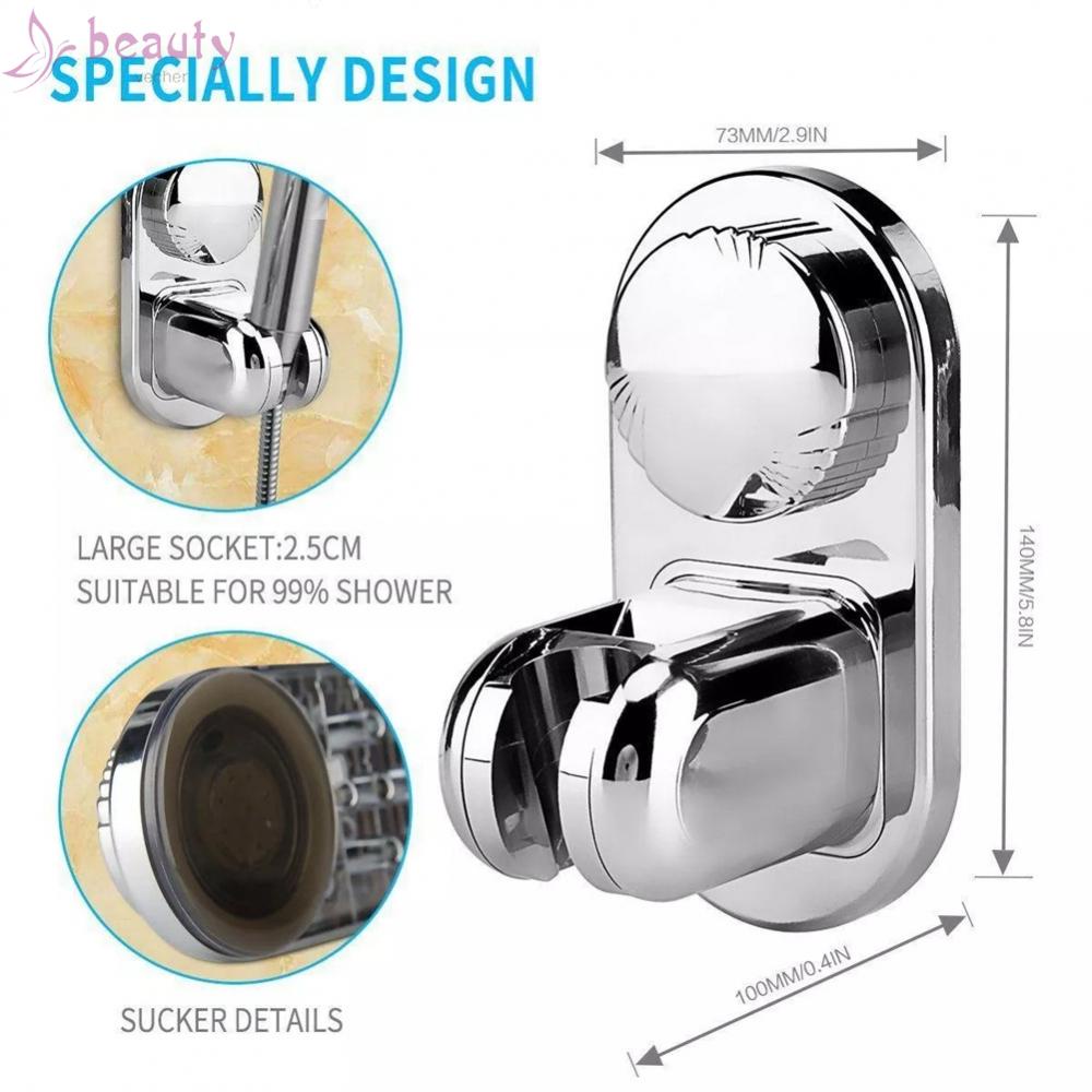 Giá Đỡ Vòi Hoa Sen Màu Bạc Tiện Dụng Cho Nhà Tắm