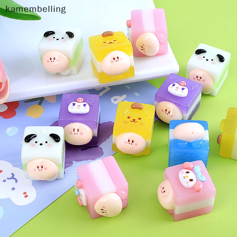 Kamembelling Phụ Kiện Móc Khóa Hình Nhân Vật Sanrio Kuromi Cinnamoroll Pochacco Bằng Resin Dễ Thương