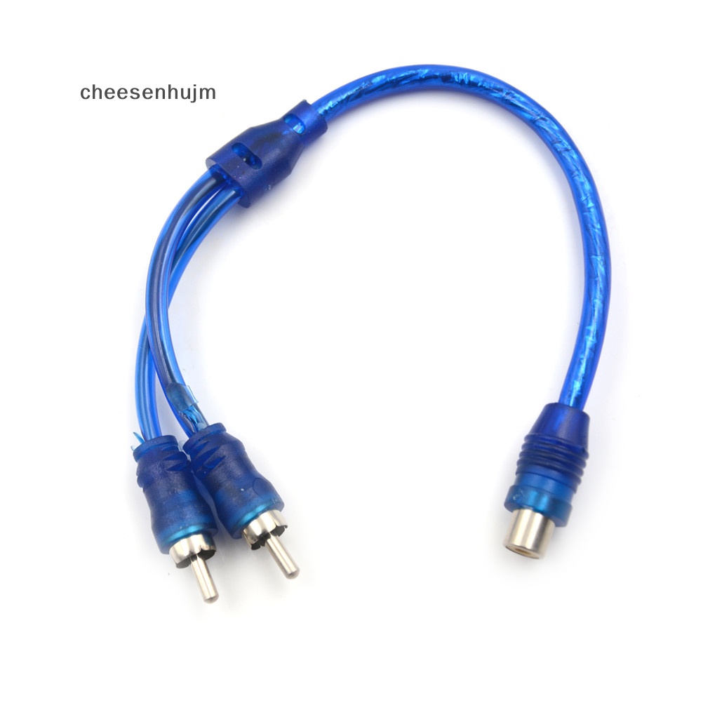 Dây Cáp Âm Thanh Chia 1 Cổng RCA Với 2 Cổng Cắm Tiện Dụng