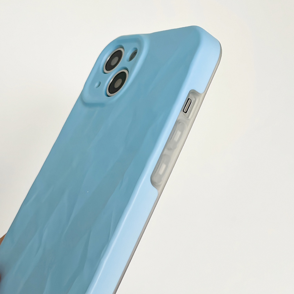 Ốp Điện Thoại TPU Dẻo Họa Tiết Bầu Trời Xanh Đơn Giản Thời Trang Cho IPhone 11 12 13 14 Pro Max