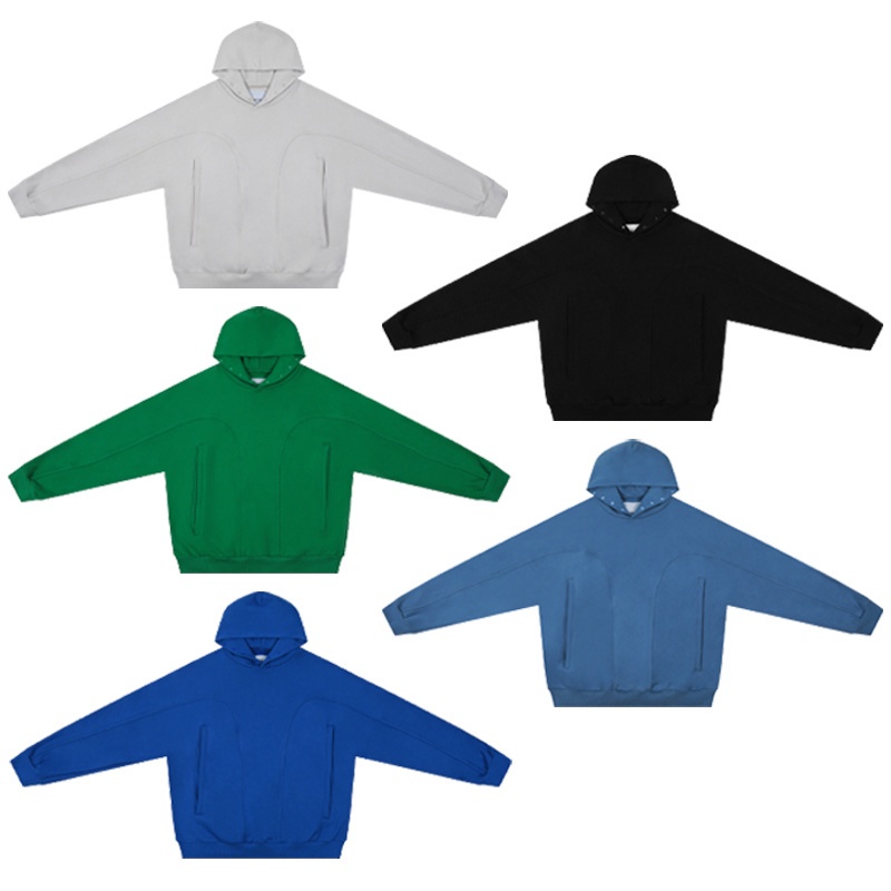 Áo Hoodie Tay Dài Chui Đầu Dáng Rộng Vải Lông Cừu Ghép Vải Kích Thước Lớn Hợp Thời Trang Cổ Điển Dành Cho Cặp Đôi