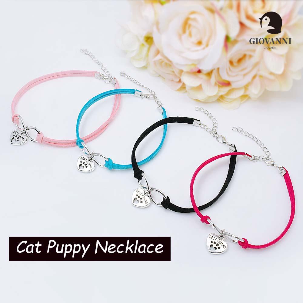 GIOVANNI Vòng cổ Mặt Trái Tim 18cm Cho Mèo Chihuahua