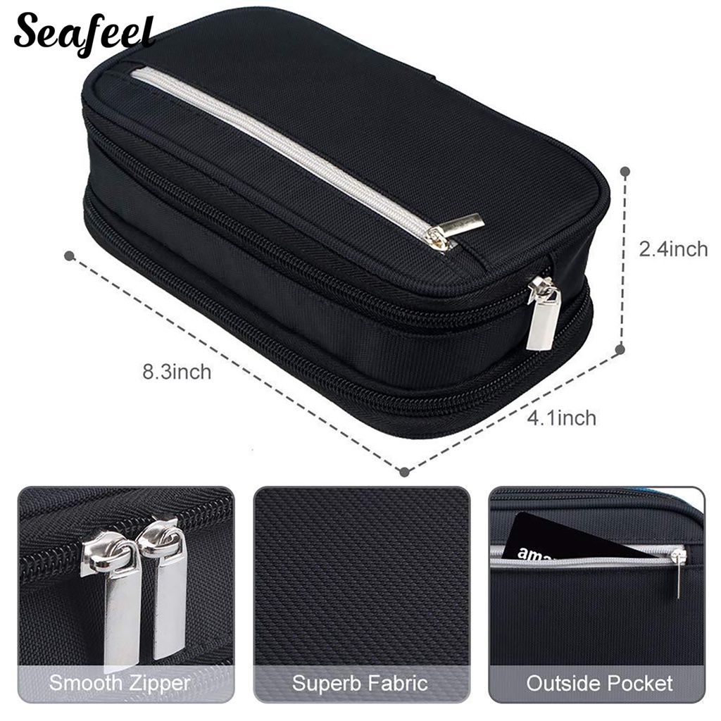 Túi Đựng Bút Bằng Polyester Nhiều Ngăn Sức Chứa Lớn