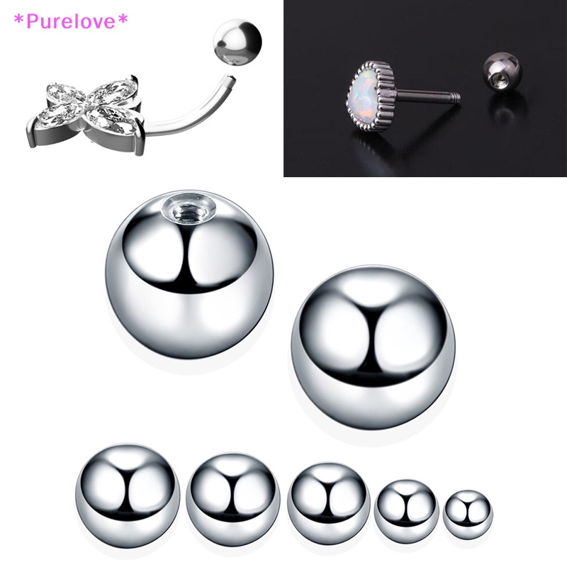 Set 50 Khuyên Xỏ Lông Mày Bằng Thép Không Gỉ Cá Tính Mới