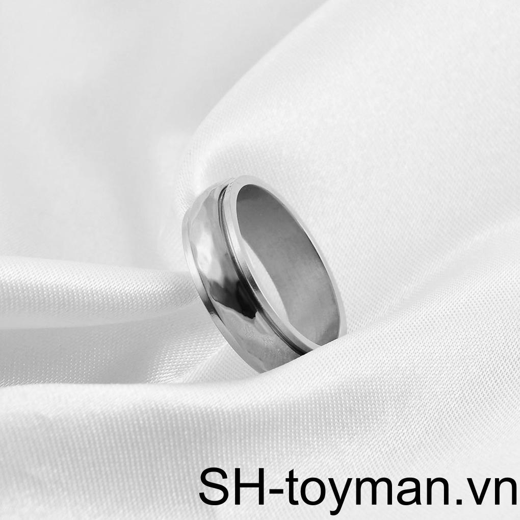 (runbu) Nhẫn Đeo Ngón Tay Màu Trơn Khối Lượng Nhẹ Bền Bỉ Có Thể Tháo Rời Làm Quà Tặng Lễ