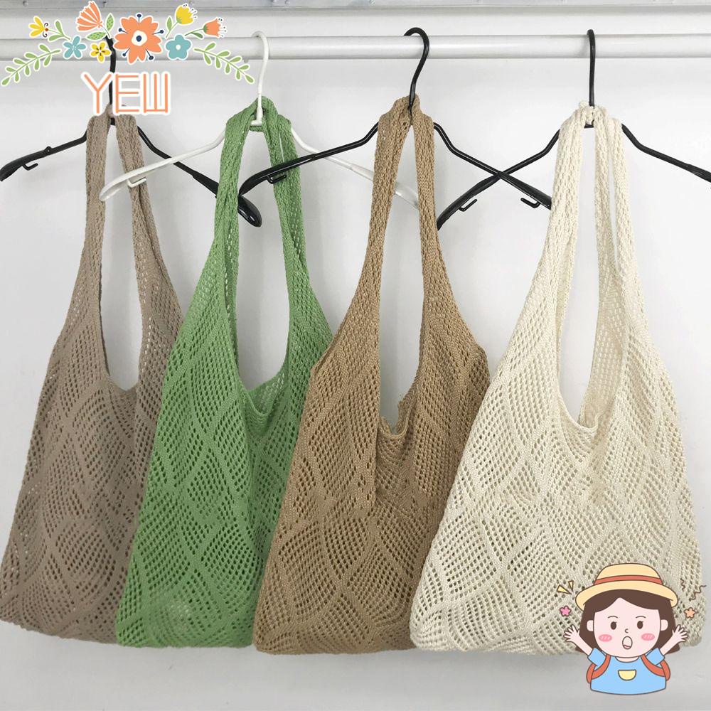 Túi Đeo Vai Đan Len Sức Chứa Lớn Thời Trang Cho Nữ