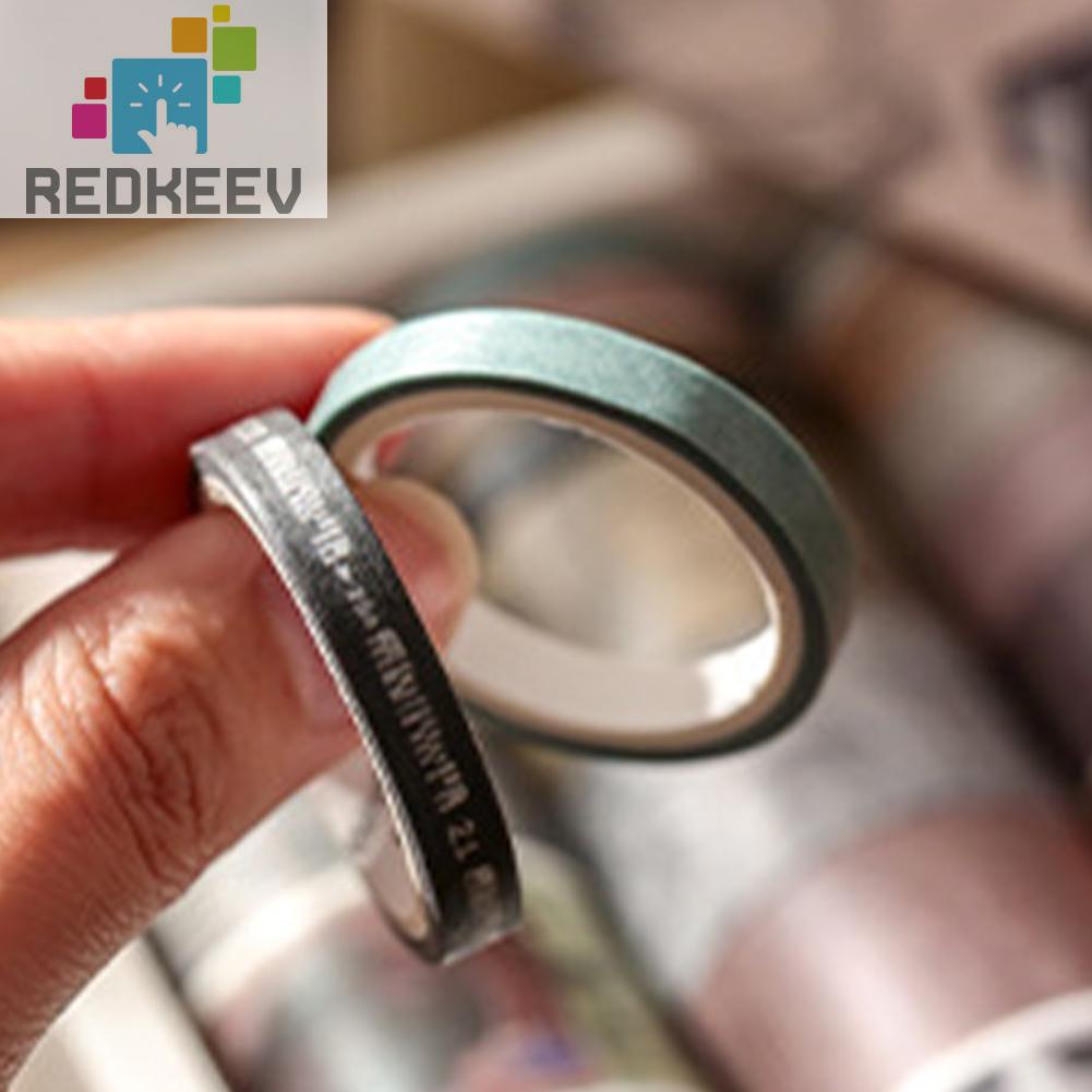 Bộ Băng Keo Dán Trang Trí Thủ Công Kiểu Vintage Dễ Thương