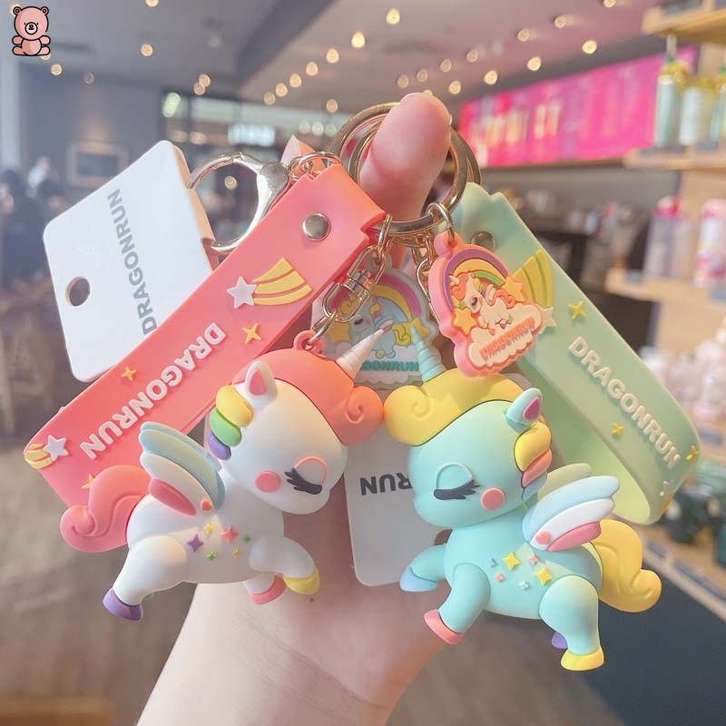 Móc Khóa Hình Kỳ Lân Hoạt Hình Đáng Yêu Sáng Tạo JP3VN