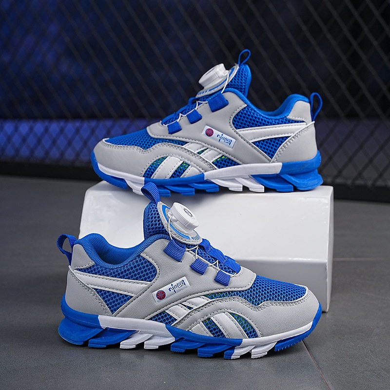 Giày Thể Thao Phối Lưới Thoáng Khí Trọng Lượng Nhẹ Thời Trang Mùa Hè 2023 Mới Cho Bé Trai