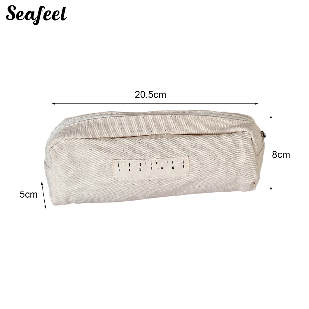 Túi Đựng Bút Hoạt Hình Sức Chứa Lớn Có Khóa Kéo Cho Học Sinh