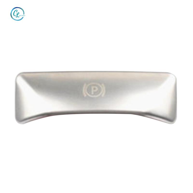 Miếng Dán Trang Trí Nút Công Tắc Phanh Chân Bằng Thép Không Gỉ Cho Mercedes Benz E Class W212 C Class W204 GLK