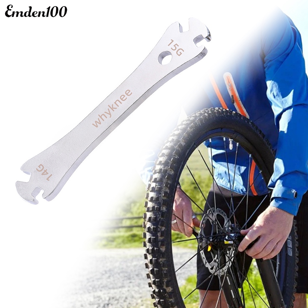 Cờ Lê Bằng Thép Không Gỉ Điều Chỉnh Căm Xe Đạp Emden 14 / 15G