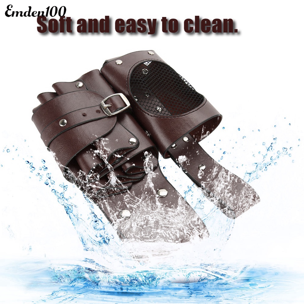 Túi Giả Da Đựng Dụng Cụ Làm Tóc Đeo Hông Tiện Lợi