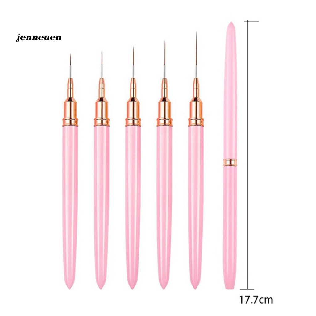 Set 5 Cọ Vẽ Trang Trí Móng Nghệ Thuật Trọng Lượng Nhẹ Thoải Mái