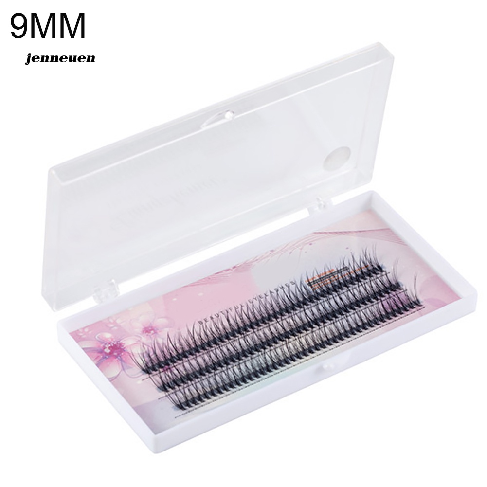 Lông Mi Giả 8 / 9 / 10 / 11 / 12mm Kiểu Đuôi Cá Nối Dài Dùng Trang Điểm