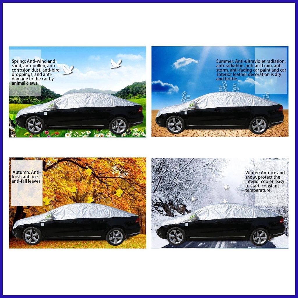 Tấm Che Nắng Bằng Lá Nhôm Màu Bạc Cho SUVs Sedans robpvn