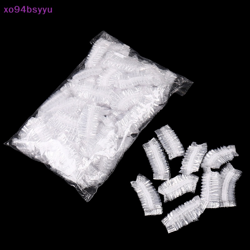 Set 100 Túi Bọc Tai Chống Thấm Nước Xo94Bsyu Tiện Dụng Khi Tắm / Nhuộm Tóc