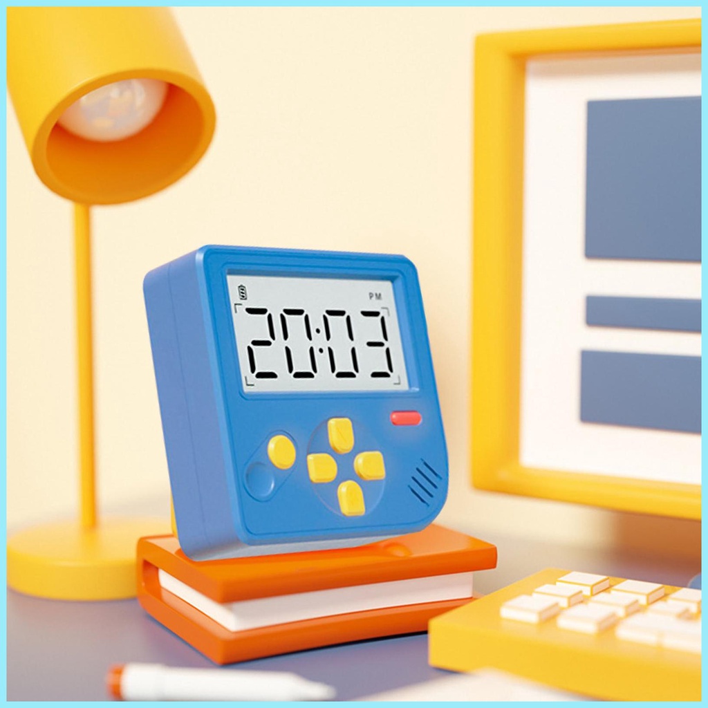 Đồng Hồ Hẹn Giờ Kỹ Thuật Số Màn Hình Lớn Hỗ Trợ Tập Thể Dục Tại Nhà Cho Bé
