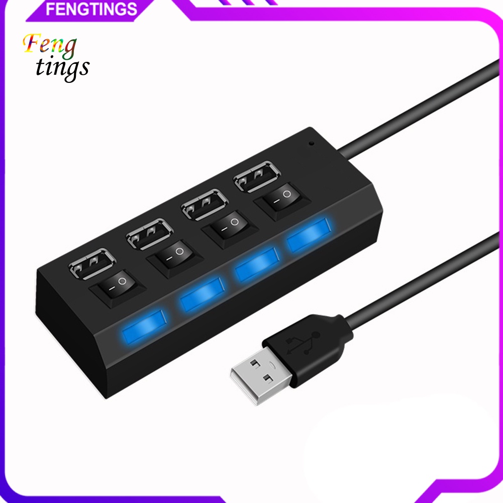 Hub Chia 4 Cổng USB 20 Tốc Độ Cao Cho PC Laptop
