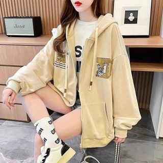 Áo khoác nỉ chống nắng logo thêu 28d