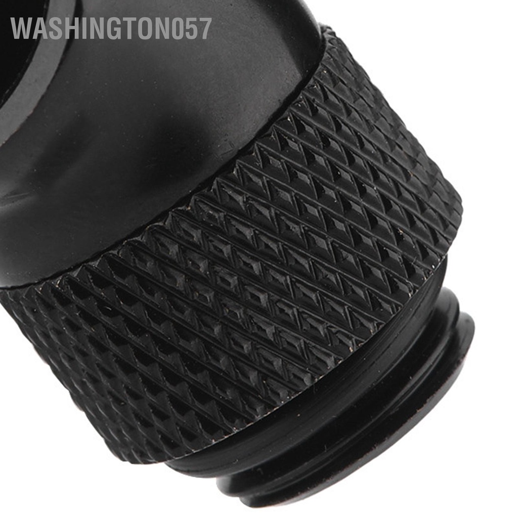 Washington057 G1/4&quot; Ren 45 Độ Góc Uốn Bộ Chuyển Đổi Lắp Cho CPU Nước Làm Mát Màu Đen