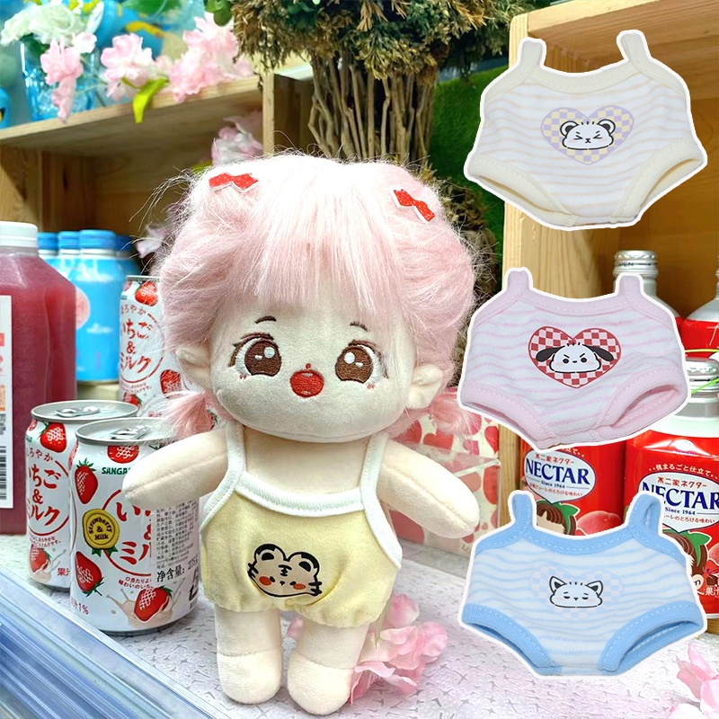 Quần Áo Cho Búp Bê 10cm20cm Bằng Cotton Dễ Thương