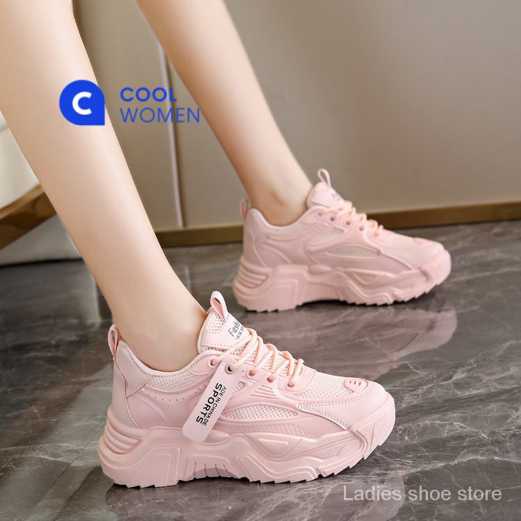 Giày Sneaker Đế Cao Su Phối Lưới Quai Chéo Phong Cách Mới 2023