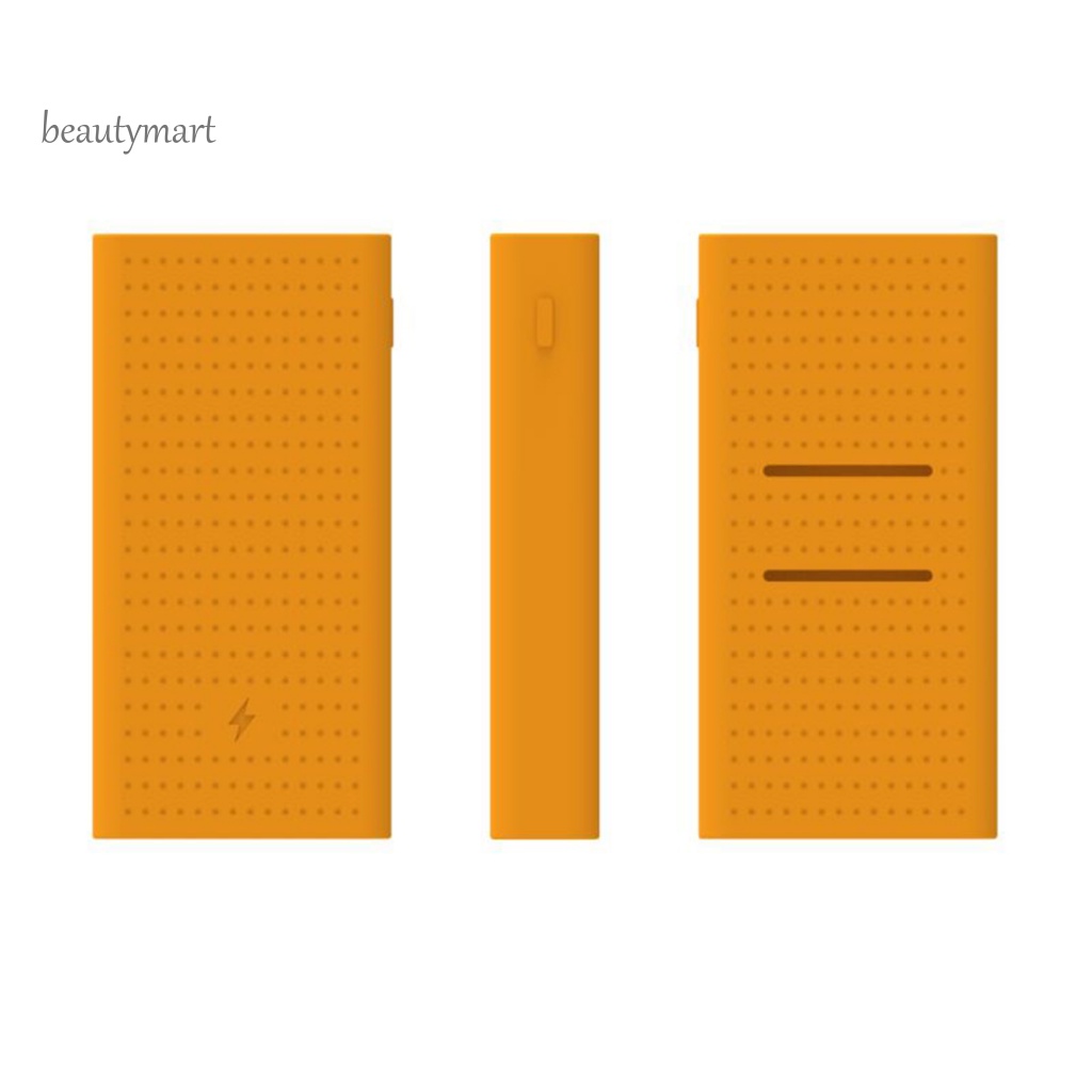 Vỏ Bọc Pin Sạc Dự Phòng beautymartm1 Bằng Silicon Siêu Mỏng Chống Bám Bẩn Cho Xiaomi 20000mAh