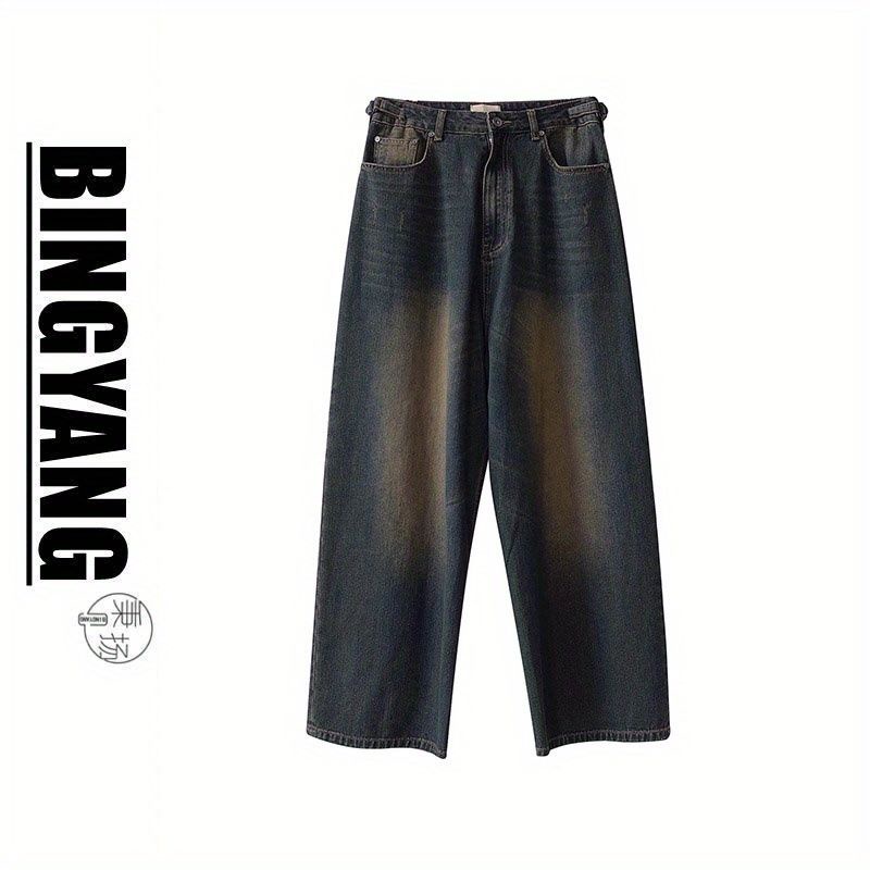 Thời trang nam，áo khoác nam+quần bò nam，quần jeans，Set Áo Khoác Jean + Quần jeans Phong Cách vintage Thời Trang Cho Nam，Quần ống rộng，quần âu nam，quần bigsize，quần tây nam， đồ bộ nam，