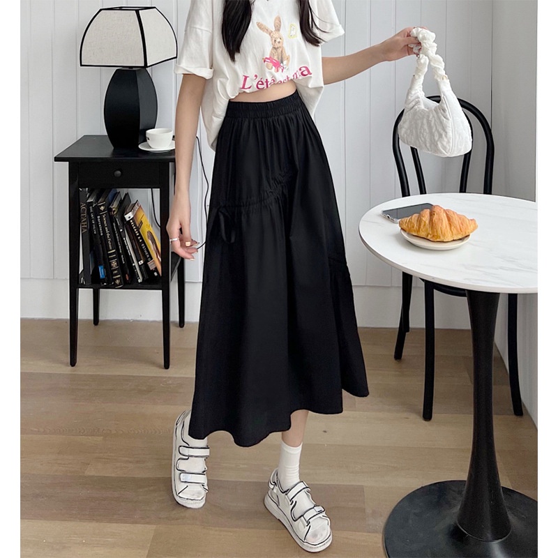 Adella Store chân váy chân váy dài Thời trang hàn quốc  A93M0FJ