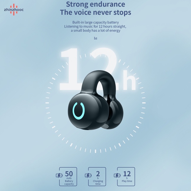 Vip Tai Nghe Kẹp Vành Tai Không Dây Âm Thanh Nổi Phong Cách Thể Thao Cho Doanh Nhân