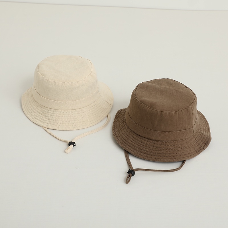 Nón Tai Bèo Cotton Màu Sắc Đơn Giản Đa Năng Cho Bé