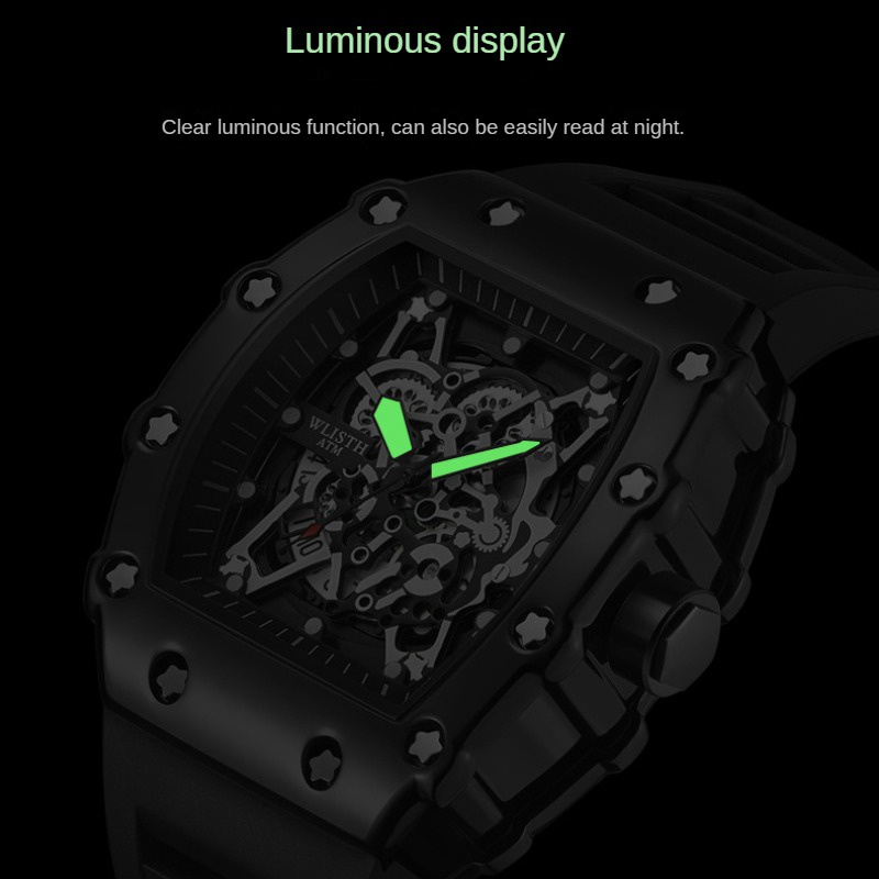 Đồng Hồ Đeo Tay Máy Quartz Phát Quang Chống Thấm Nước Thời Trang Cho Nam