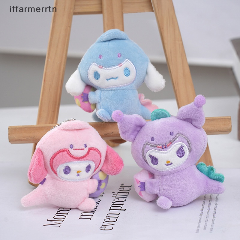 SANRIO Đồ chơi nhồi bông Hình Khủng Long Kuromi Cinnamoroll My Melody Dễ Thương