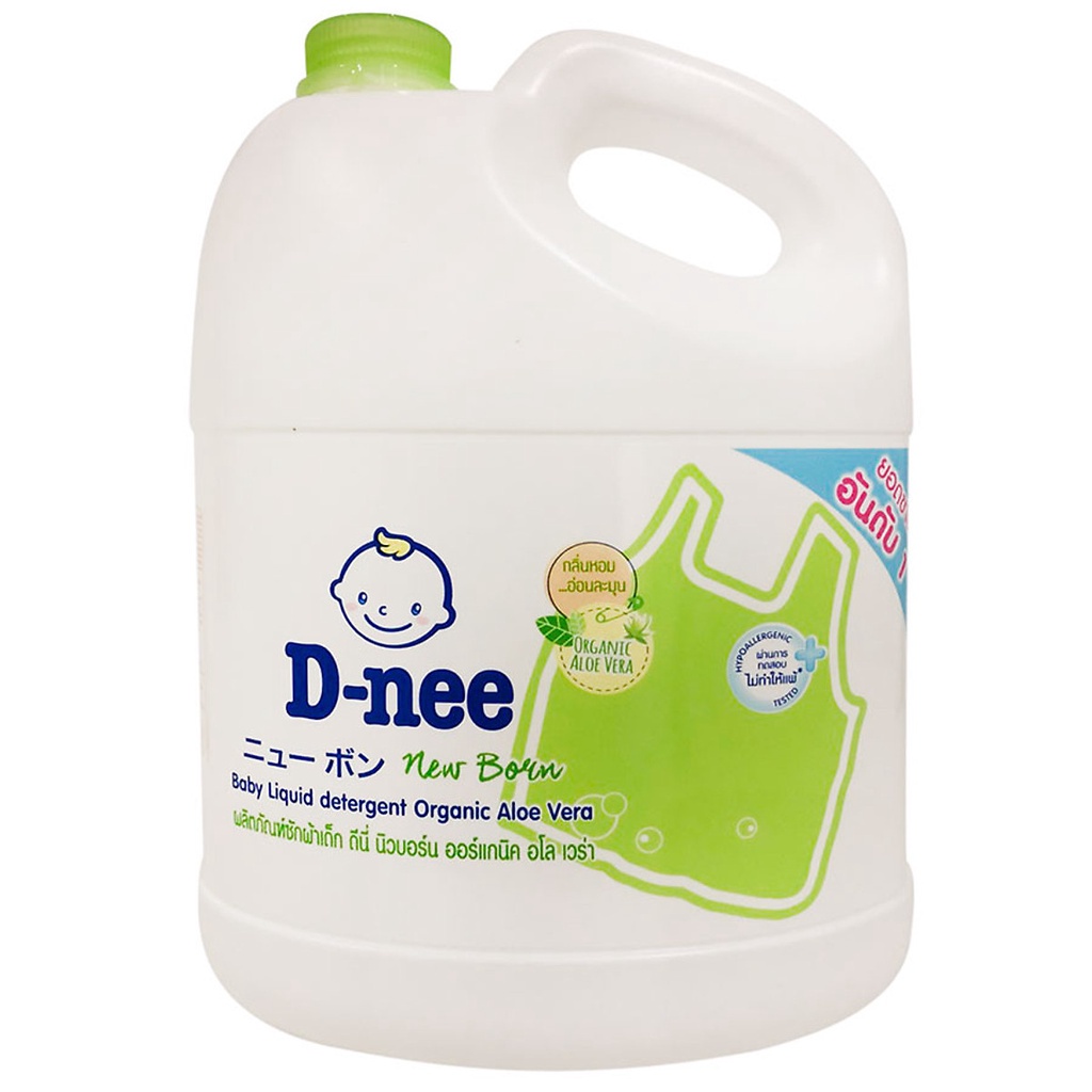 (TRỢ GIÁ) Nước giặt quần áo em bé Dnee 3000ml/1400ml - Nước Giặt Xả Cho Trẻ Em an toàn, Chính hãng tem đại thịnh