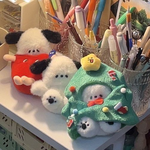 Sanrio Chú Chó Pacha Nhồi Bông Mặc Áo Sweater Dễ Thương Dùng Làm Quà Tặng Sinh Nhật Cho Bé