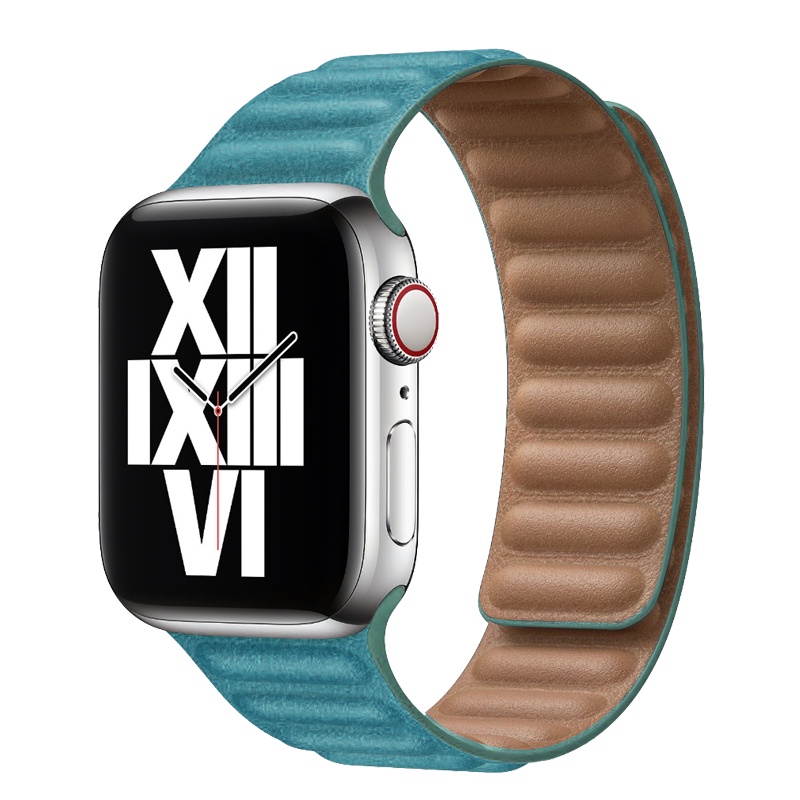 Dây Đeo Bằng Da Có Nam Châm Cho Đồng Hồ Thông Minh Apple Watch 45mm 41mm 44mm 40mm 40mm iWatch Ultar 49mm 8 7 6 SE 5 4 42mm