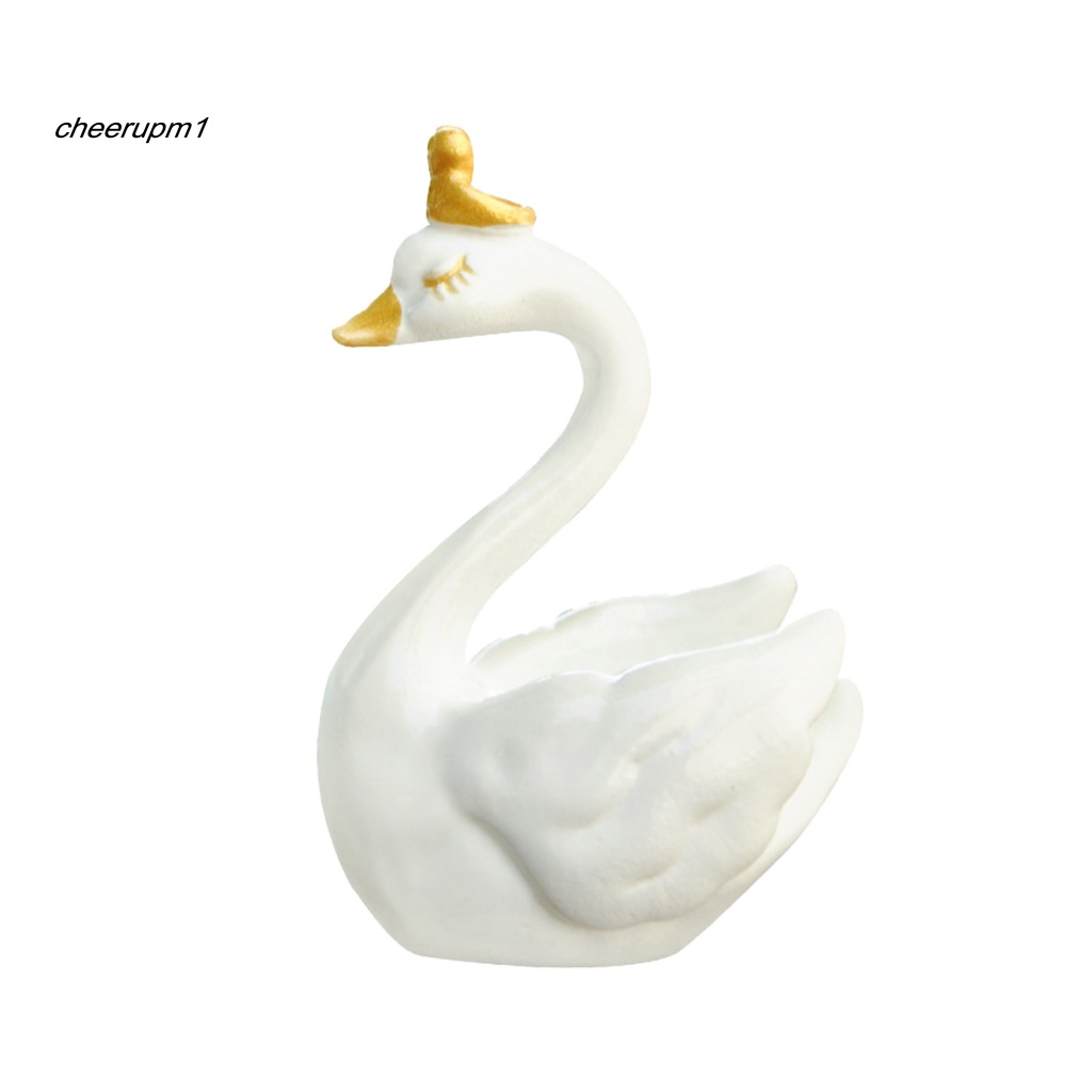 Đồ trang trí Ngỗng Mini Bằng Nhựa Resin 4 Màu Tự Trang Trí Phòng Khách