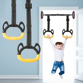  Bộ 2 Vòng Và Dây Treo Xà Gymnastic Rings Cho Trẻ Em Tăng Chiều Cao Chống Gù Lưng - Vòng Đu Xà Đơn Cho Bé Vận Động 